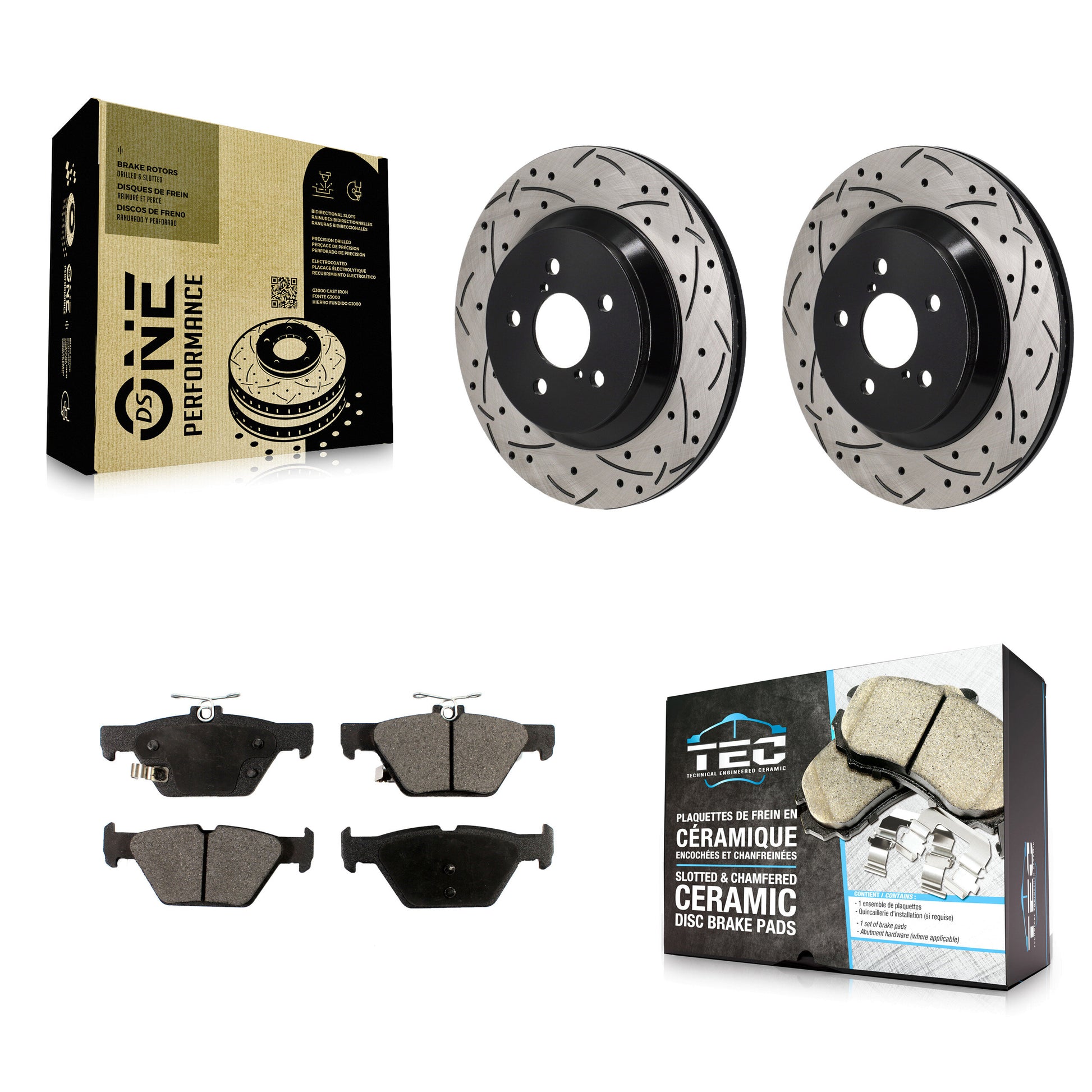 [Arrière] Disque et plaquette de frein pour Subaru Crosstrek KDT-101422