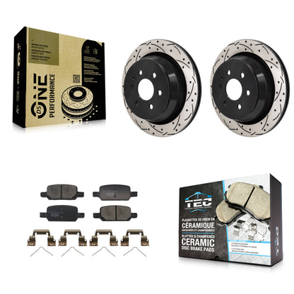 [Arrière] Disque et plaquette de frein pour 2021-2022 Chevrolet Colorado GMC Canyon KDT-101427