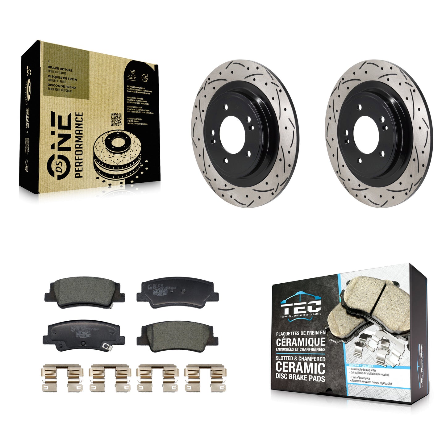 [Arrière] Disque et plaquette de frein pour Hyundai Tucson Kia Sportage KDT-101437