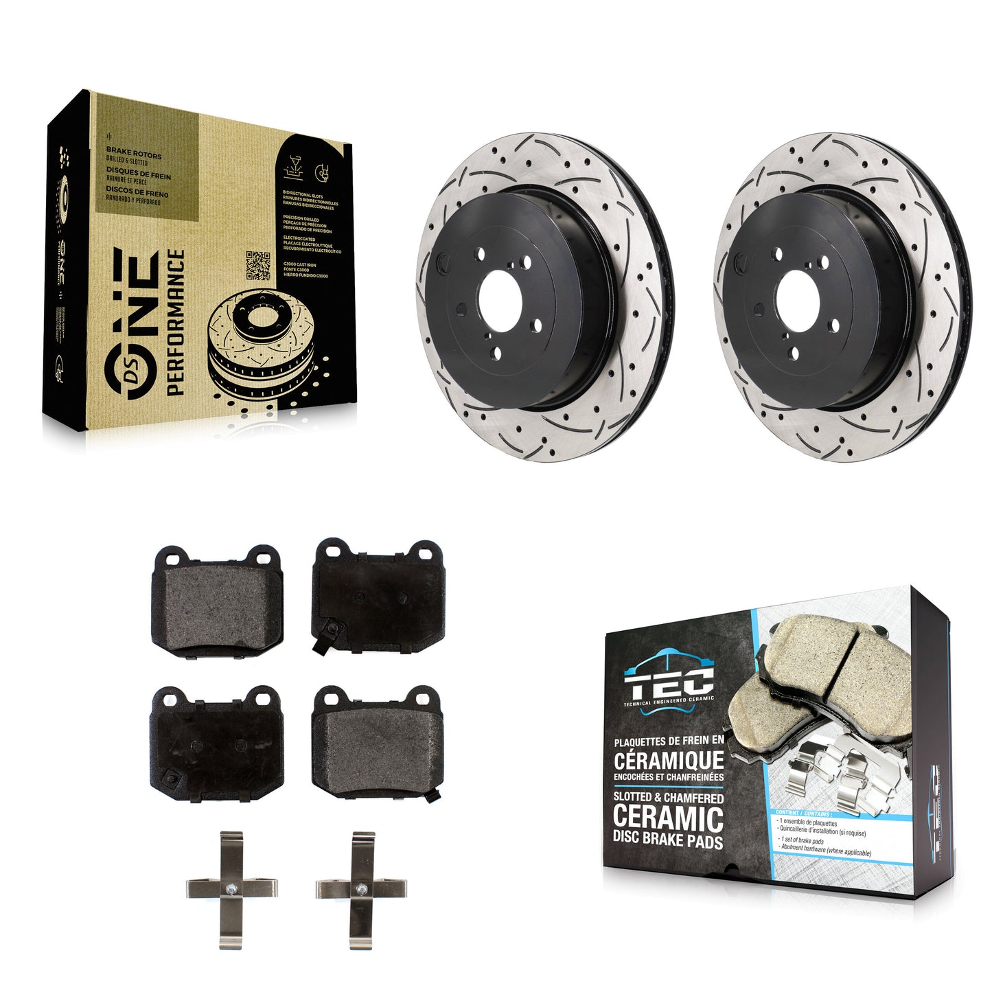 [Arrière] Disque et plaquette de frein pour Subaru BRZ Toyota 86 With Brembo Brakes KDT-101442