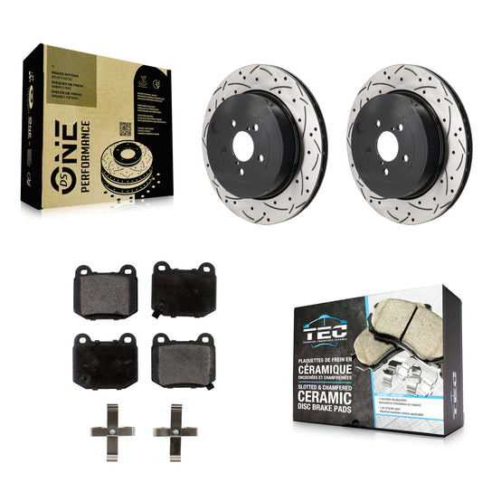 [Arrière] Disque et plaquette de frein pour Subaru BRZ Toyota 86 With Brembo Brakes KDT-101442