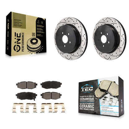 [Arrière] Disque et plaquette de frein pour Subaru BRZ Toyota 86 With Brembo Brakes KDT-101443