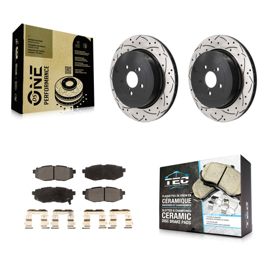 [Arrière] Disque et plaquette de frein pour Subaru BRZ Toyota 86 With Brembo Brakes KDT-101443