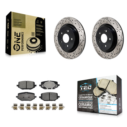 [Arrière] Disque et plaquette de frein pour 2022-2024 Acura MDX KDT-101444