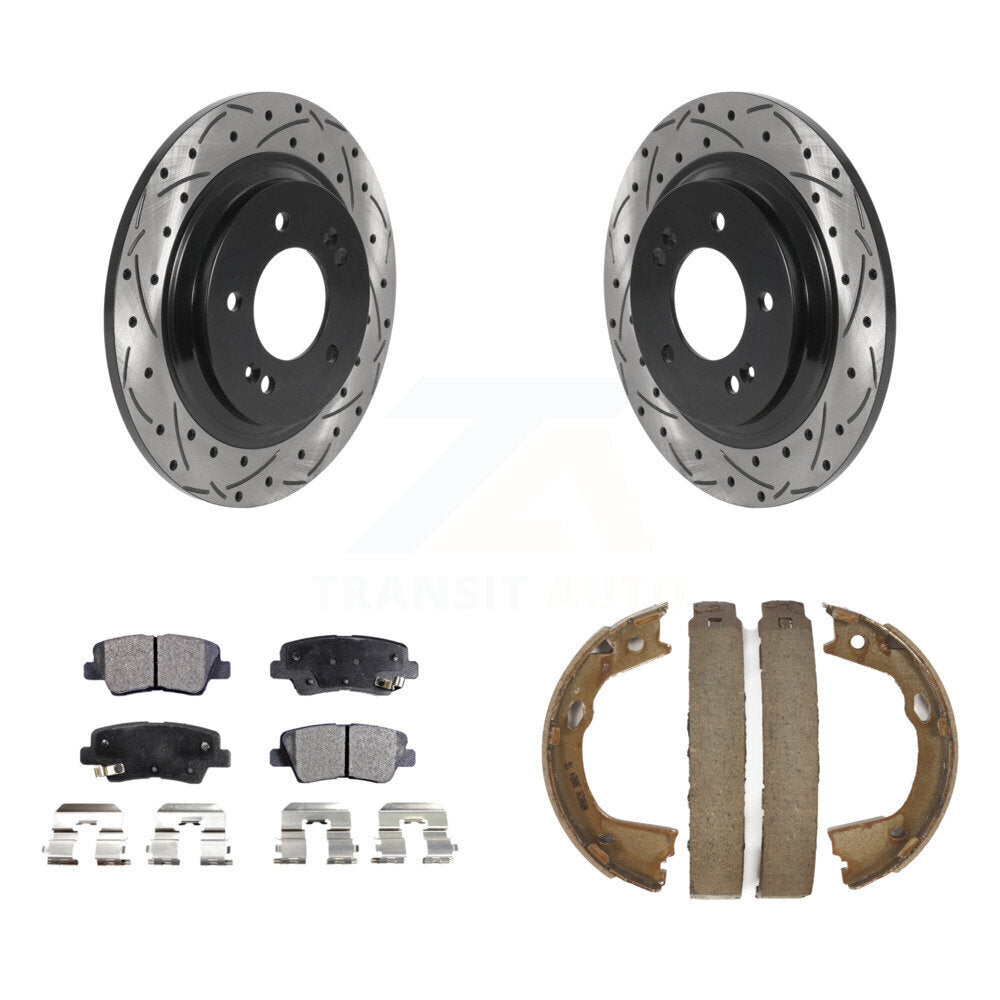 [Arrière] Disque et plaquette de frein pour Kia Optima KDT-101468