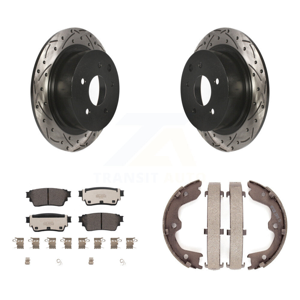 [Arrière] Disque et plaquette de frein pour Nissan Altima AWD KDT-101501