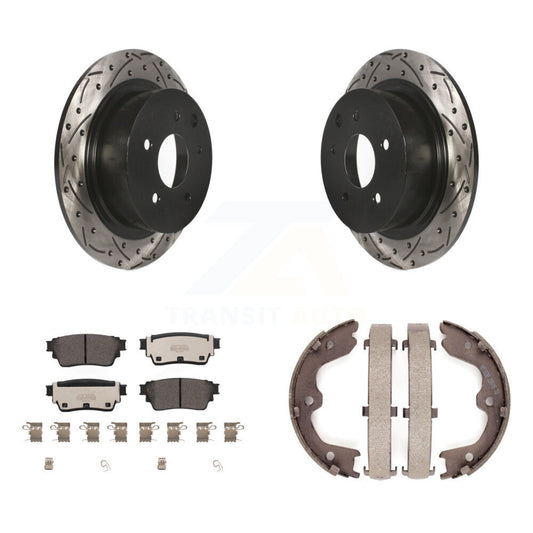[Arrière] Disque et plaquette de frein pour Nissan Altima AWD KDT-101501