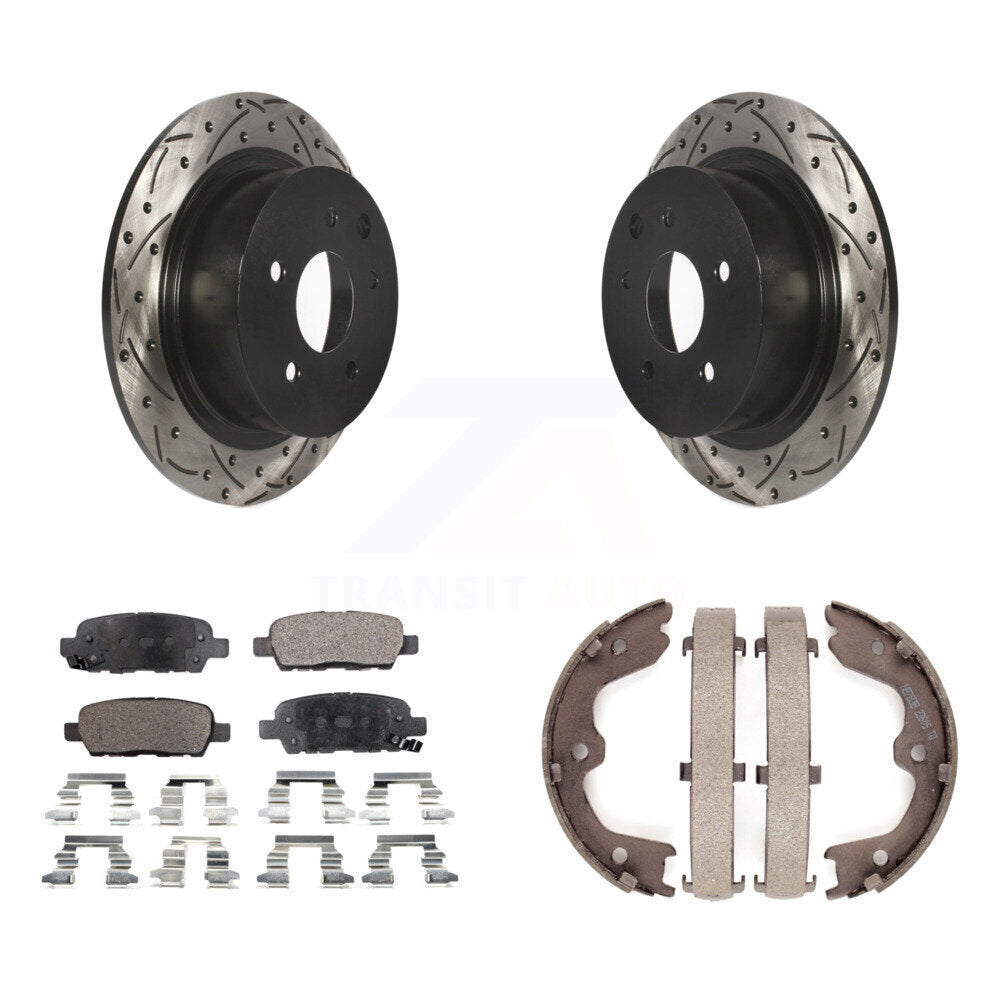 [Arrière] Disque et plaquette de frein pour Nissan Altima KDT-101502