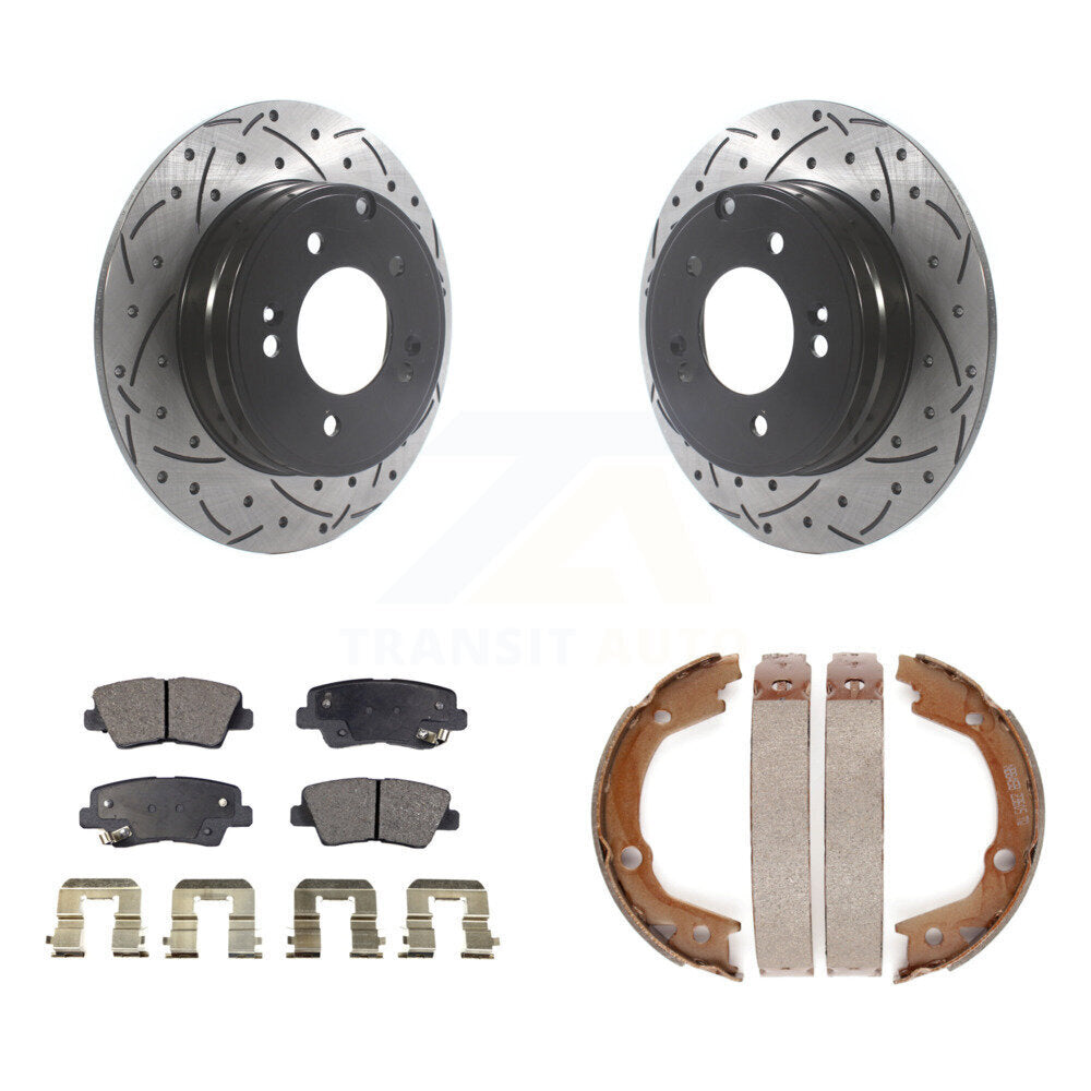 [Arrière] Disque et plaquette de frein pour Hyundai Sonata 3.3L KDT-101509