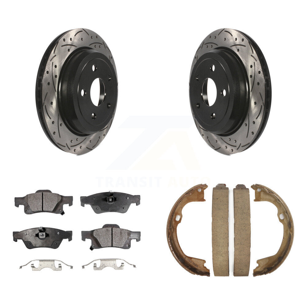 [Arrière] Disque et plaquette de frein pour Jeep Grand Cherokee KDT-101559