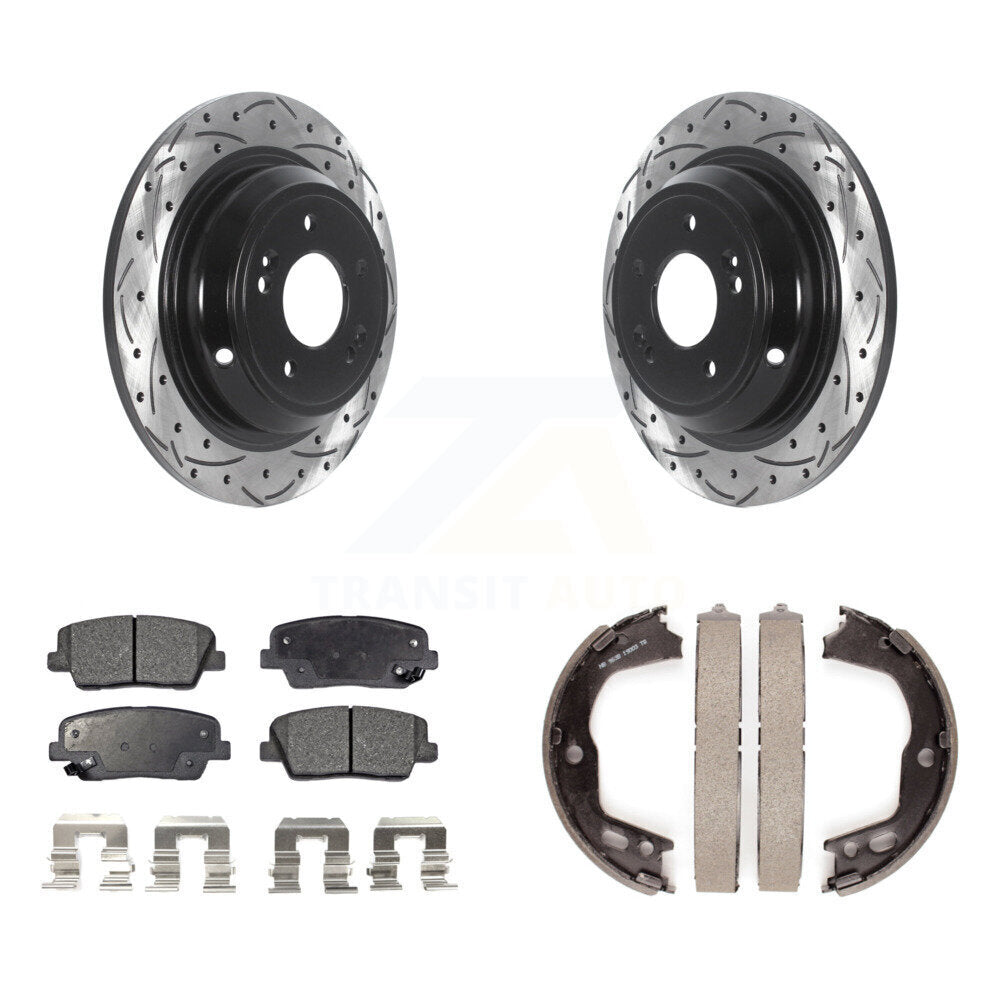 [Arrière] Disque et plaquette de frein pour Hyundai Genesis KDT-101608
