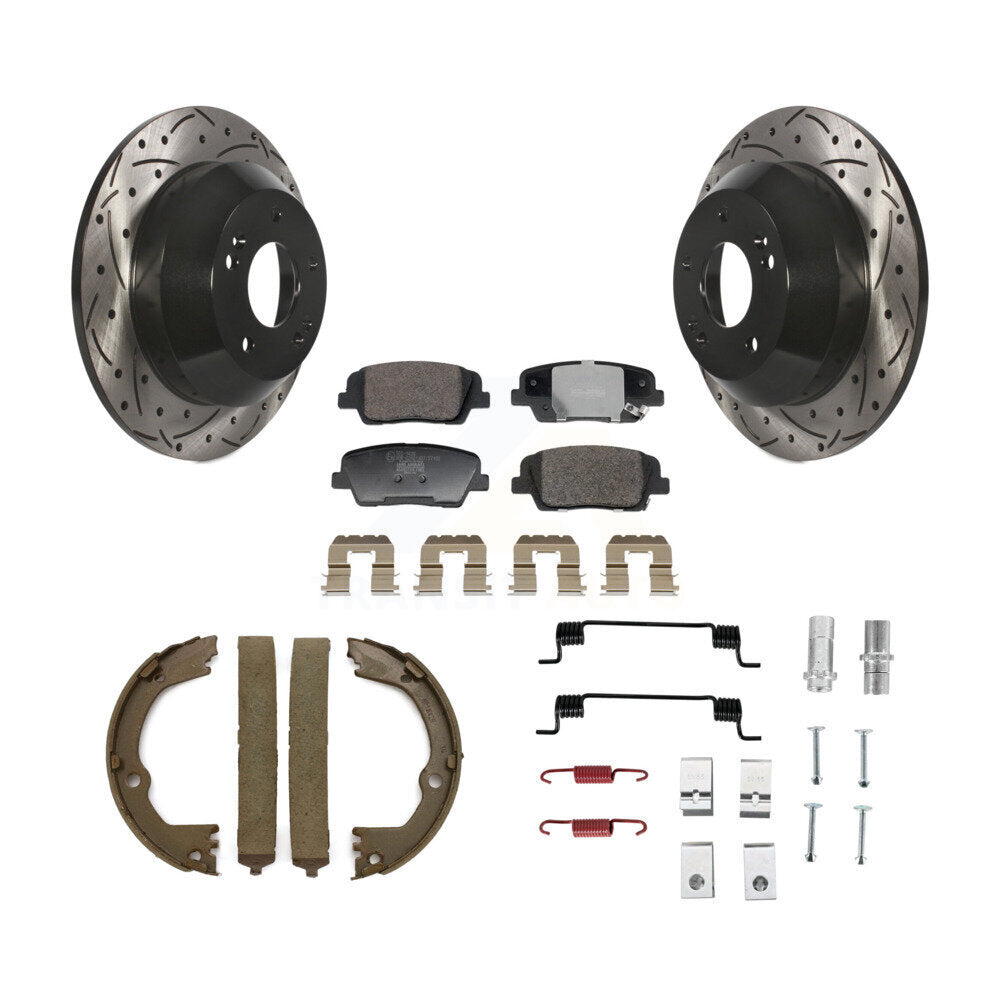 [Arrière] Disque et plaquette de frein pour Hyundai Fe KDT-101705