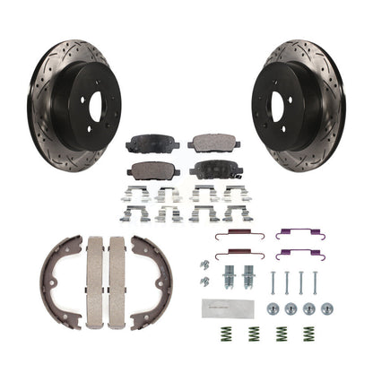 [Arrière] Disque et plaquette de frein pour Nissan Q50 KDT-101752