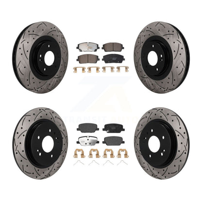 [Avant et Arrière] Disque et plaquette de frein pour Hyundai Palisade Kia Telluride KDT-101823