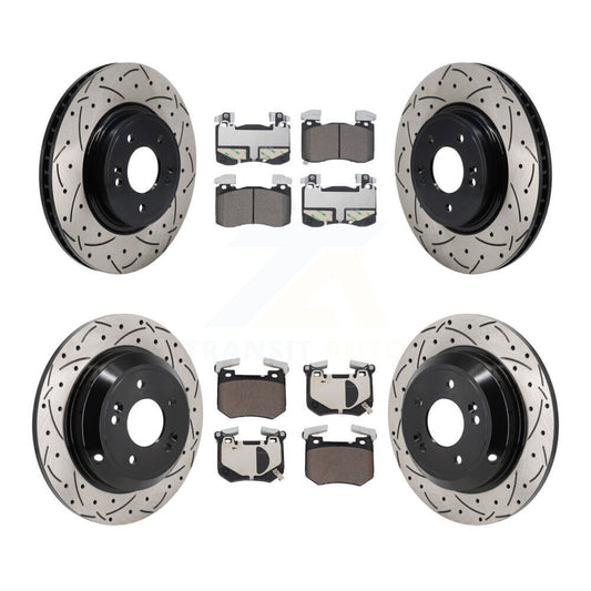 [Avant et Arrière] Disque et plaquette de frein pour Genesis G70 2.0L With Brembo Brakes KDT-101824