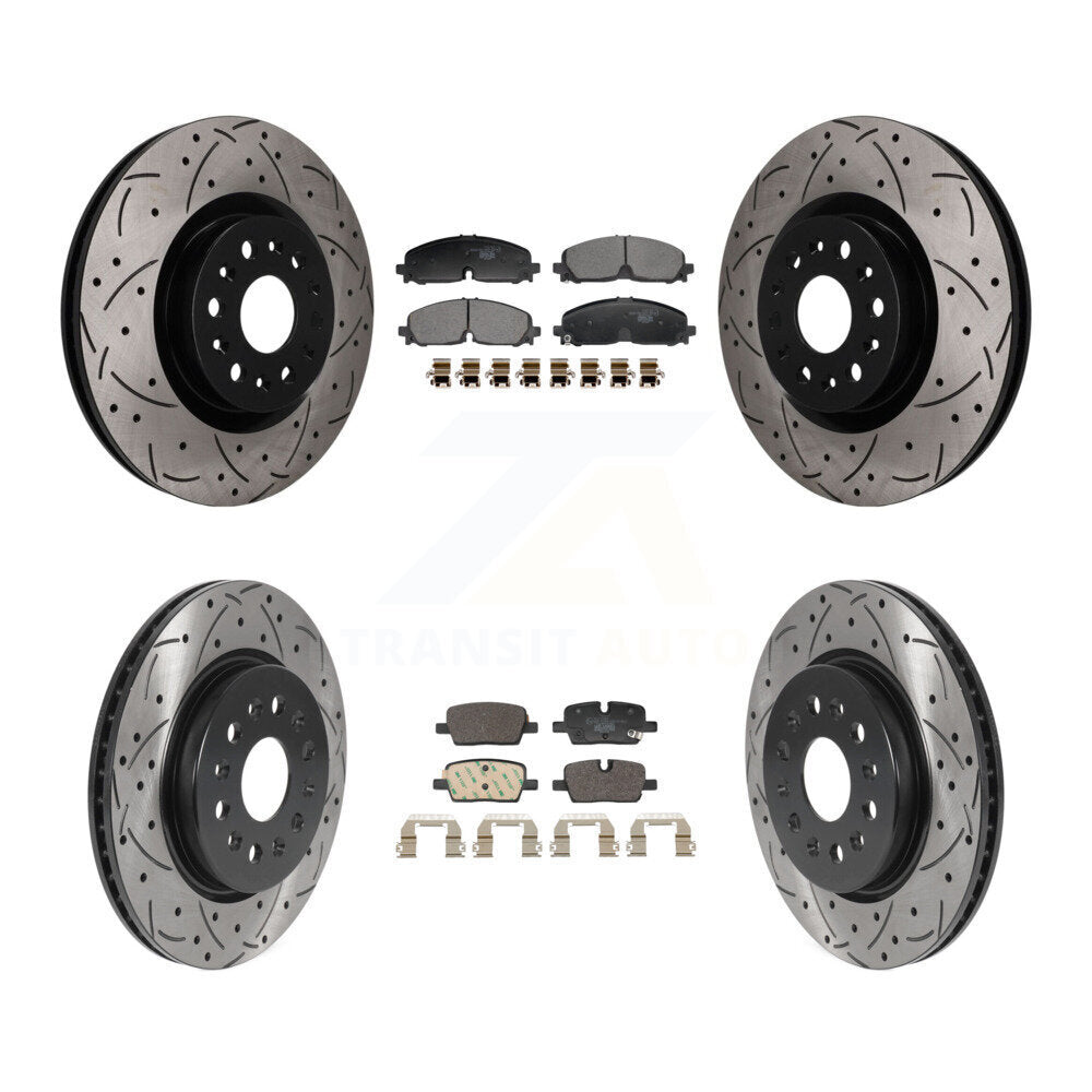 [Avant et Arrière] Disque et plaquette de frein pour 2021 Cadillac XT5 Buick Enclave XT6 KDT-101826