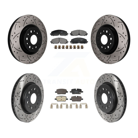 [Avant et Arrière] Disque et plaquette de frein pour 2021 Cadillac XT5 Buick Enclave XT6 KDT-101826