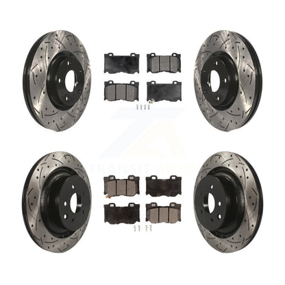 [Avant et Arrière] Disque et plaquette de frein pour INFINITI G37 AWD With Brembo Brakes KDT-101832