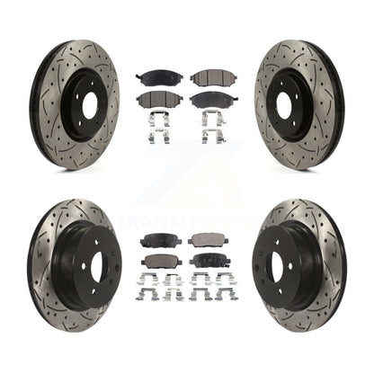 [Avant et Arrière] Disque et plaquette de frein pour INFINITI G37 Without Brembo Brakes KDT-101833