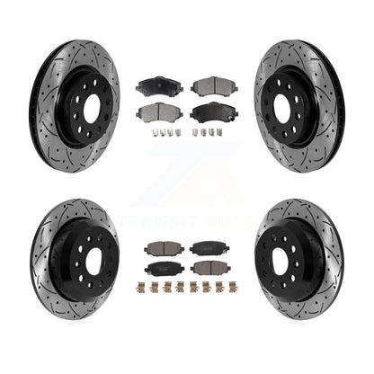 [Avant et Arrière] Disque et plaquette de frein pour 2018-2020 Jeep Wrangler Sport KDT-101834