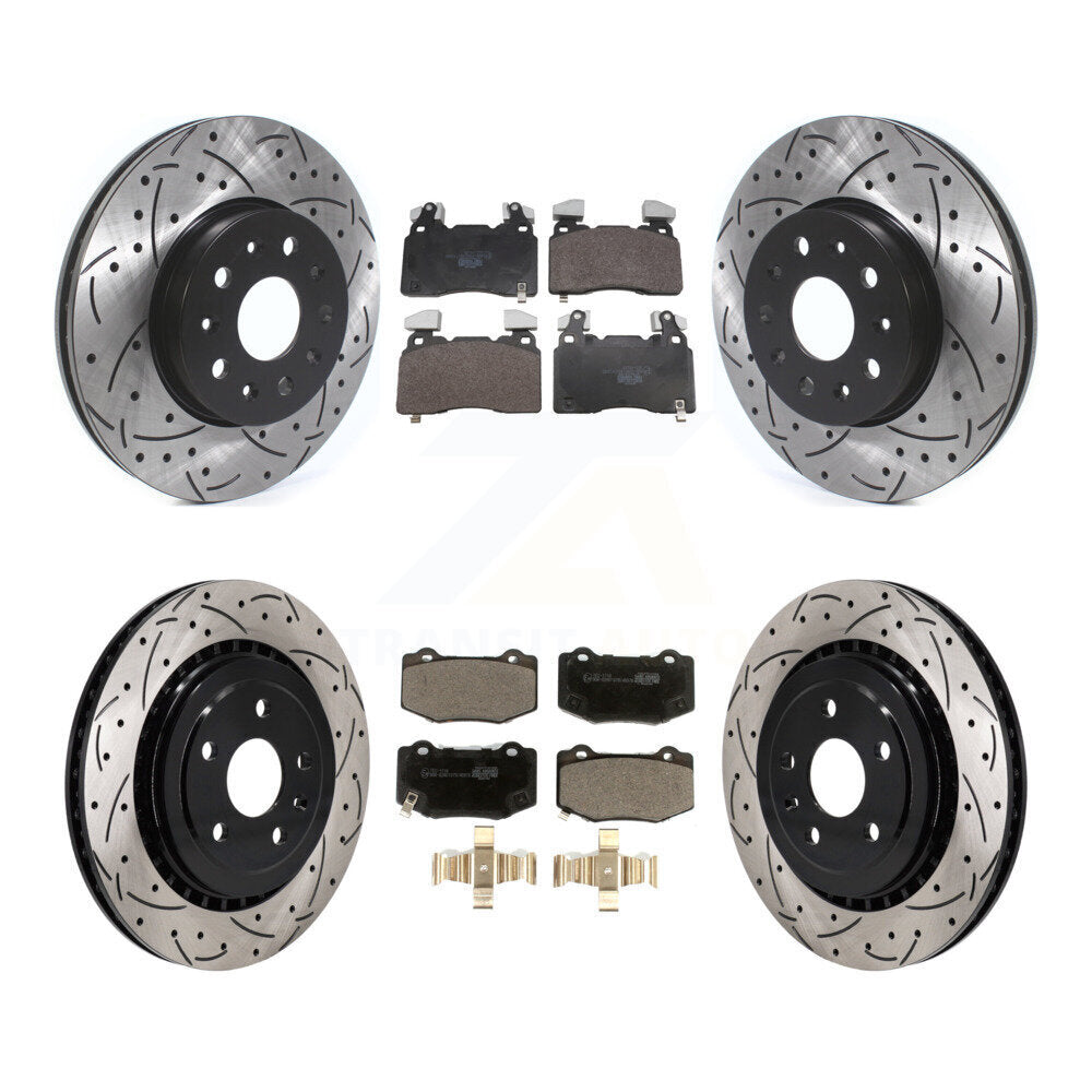 [Avant et Arrière] Disque et plaquette de frein pour Chevrolet Camaro With Brembo Brakes KDT-101879