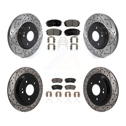 [Avant et Arrière] Disque et plaquette de frein pour Hyundai Kona Kia Seltos KDT-101888