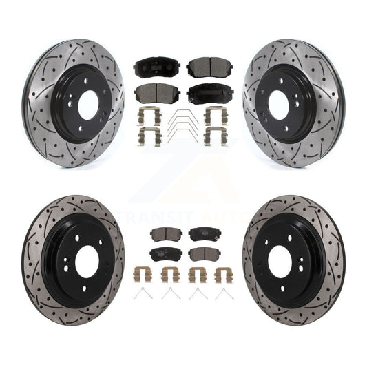 [Avant et Arrière] Disque et plaquette de frein pour Hyundai Kona Kia Seltos KDT-101888