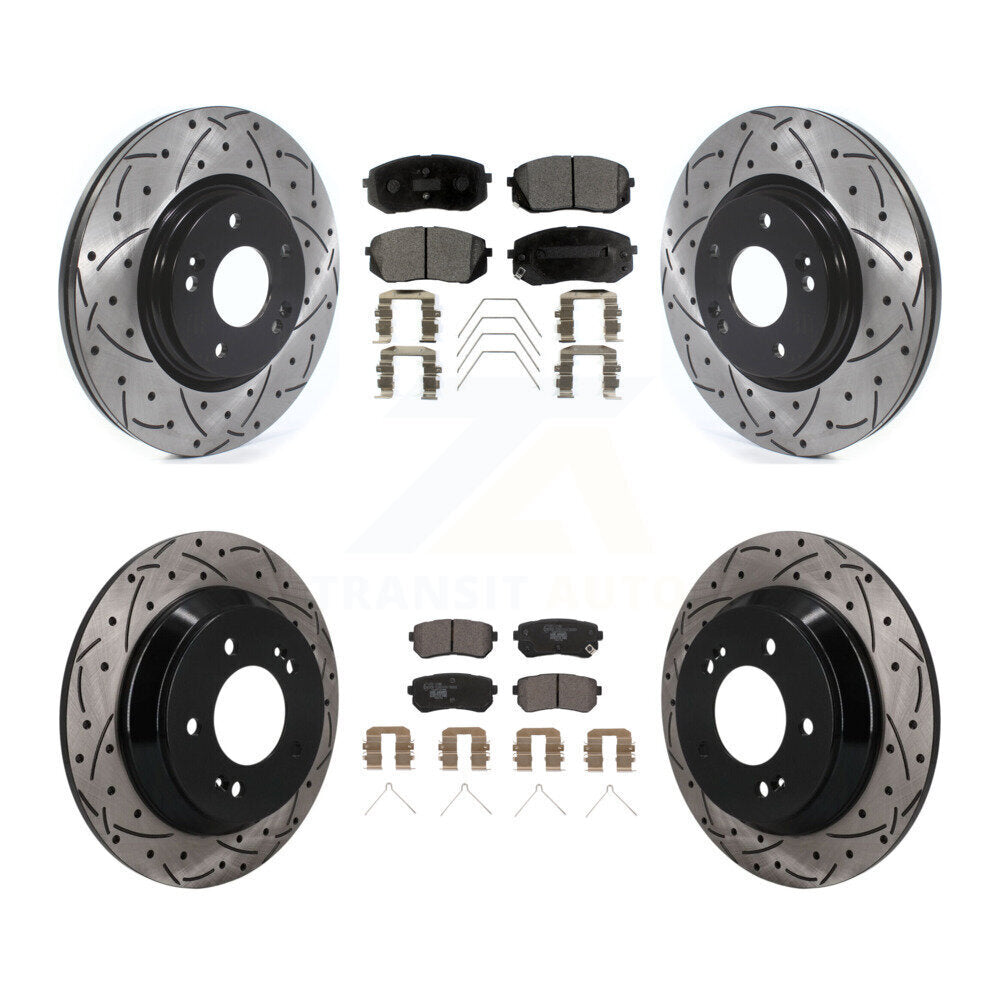 [Avant et Arrière] Disque et plaquette de frein pour Hyundai Kona KDT-101889