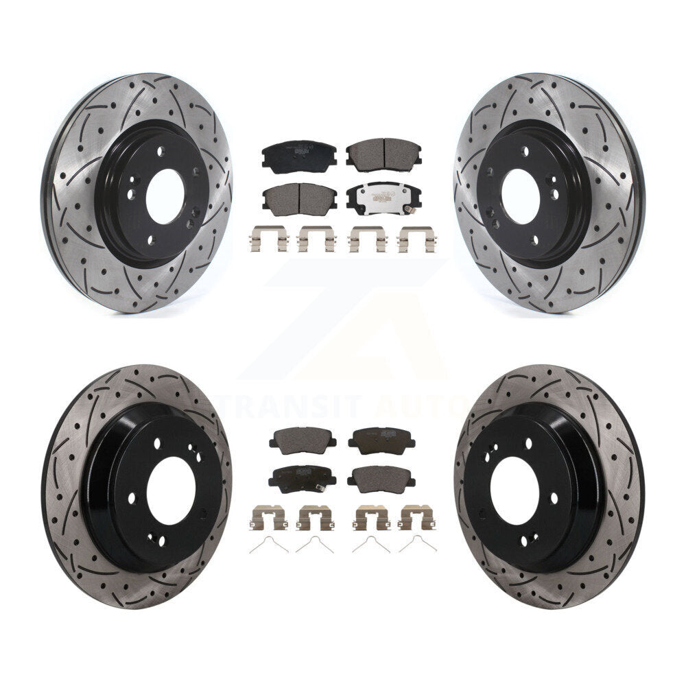 [Avant et Arrière] Disque et plaquette de frein pour Kia Soul 1.6L with Turbocharged KDT-101890