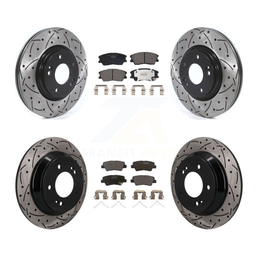 [Avant et Arrière] Disque et plaquette de frein pour Kia Soul 1.6L with Turbocharged KDT-101890