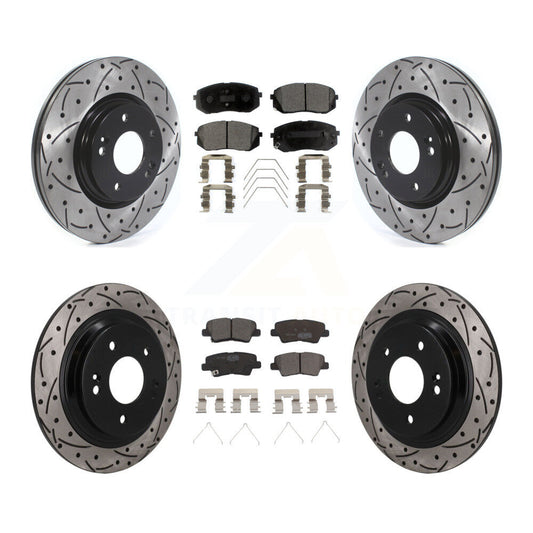 [Avant et Arrière] Disque et plaquette de frein pour 2022-2023 Hyundai Kona AWD KDT-101893
