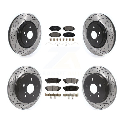 [Avant et Arrière] Disque et plaquette de frein pour 2020 Toyota Camry With TRD Package KDT-101897