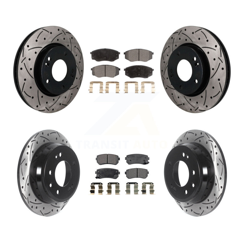 [Avant et Arrière] Disque et plaquette de frein pour Hyundai Tucson Kia Sportage FWD KDT-101899
