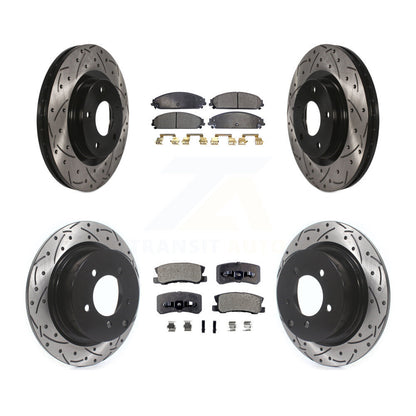[Avant et Arrière] Disque et plaquette de frein pour 2008-2009 Dodge Caliber SRT-4 KDT-101900
