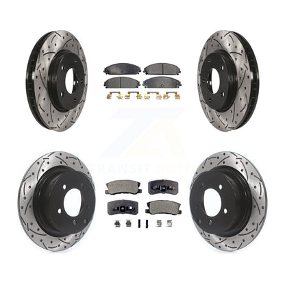 [Avant et Arrière] Disque et plaquette de frein pour 2008-2009 Dodge Caliber SRT-4 KDT-101901
