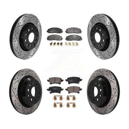 [Avant et Arrière] Disque et plaquette de frein pour 2020-2023 Jeep Gladiator KDT-101908