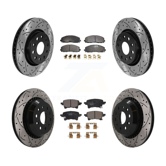 [Avant et Arrière] Disque et plaquette de frein pour 2020-2023 Jeep Gladiator KDT-101908