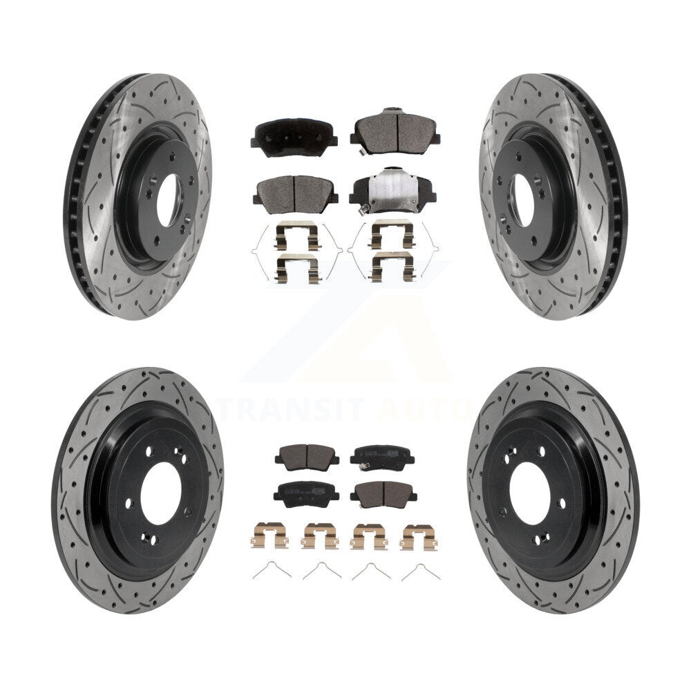 [Avant et Arrière] Disque et plaquette de frein pour 2019-2020 Hyundai Nexo KDT-101922