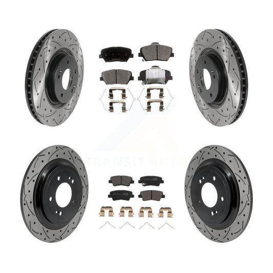 [Avant et Arrière] Disque et plaquette de frein pour 2019-2020 Hyundai Nexo KDT-101922