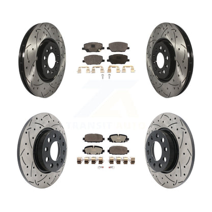 [Avant et Arrière] Disque et plaquette de frein pour 2023 Jeep Compass KDT-101928