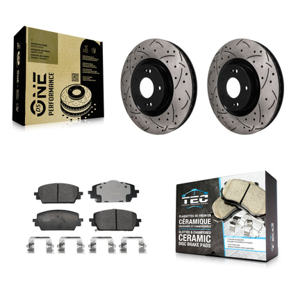 [Avant] Disque et plaquette de frein pour Hyundai Santa Fe Kia Sorento Cruz KDT-101949