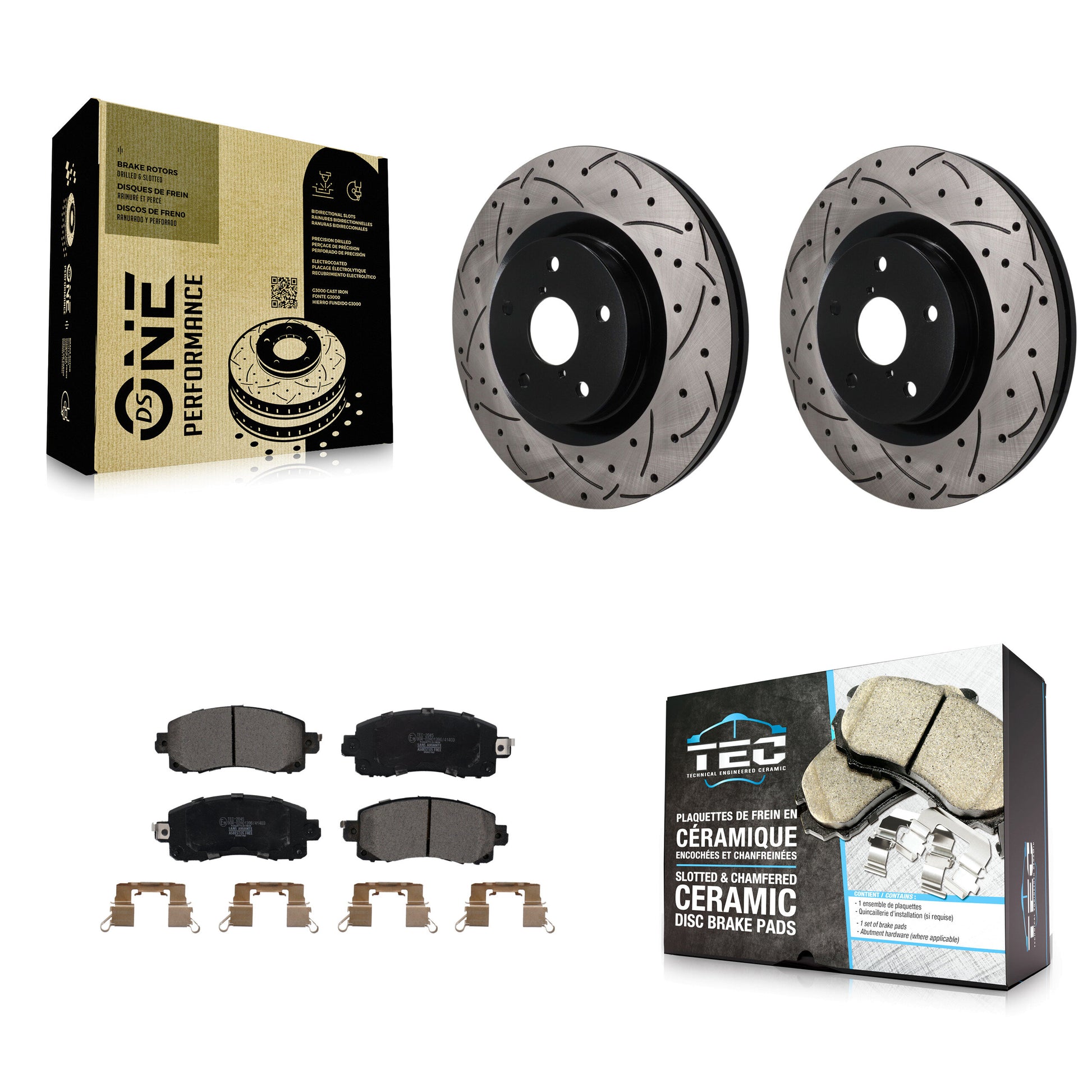 [Avant] Disque et plaquette de frein pour Subaru Forester Outback Crosstrek WRX KDT-101952