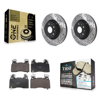 [Avant] Disque et plaquette de frein pour Cadillac Chevrolet Camaro CTS CT6 KDT-101956