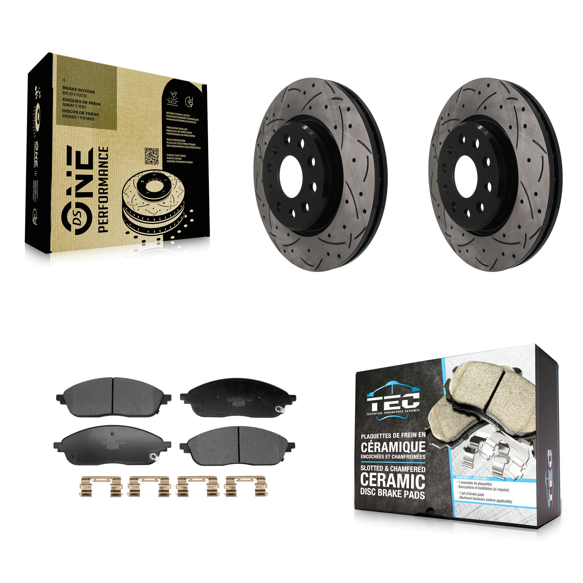 [Avant] Disque et plaquette de frein pour Jeep Grand Cherokee L KDT-101957