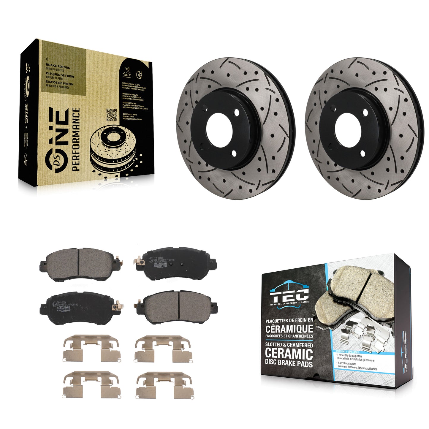 [Avant] Disque et plaquette de frein pour Nissan Kicks Versa KDT-101960