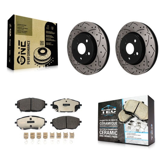 [Avant] Disque et plaquette de frein pour Toyota C-HR KDT-101966