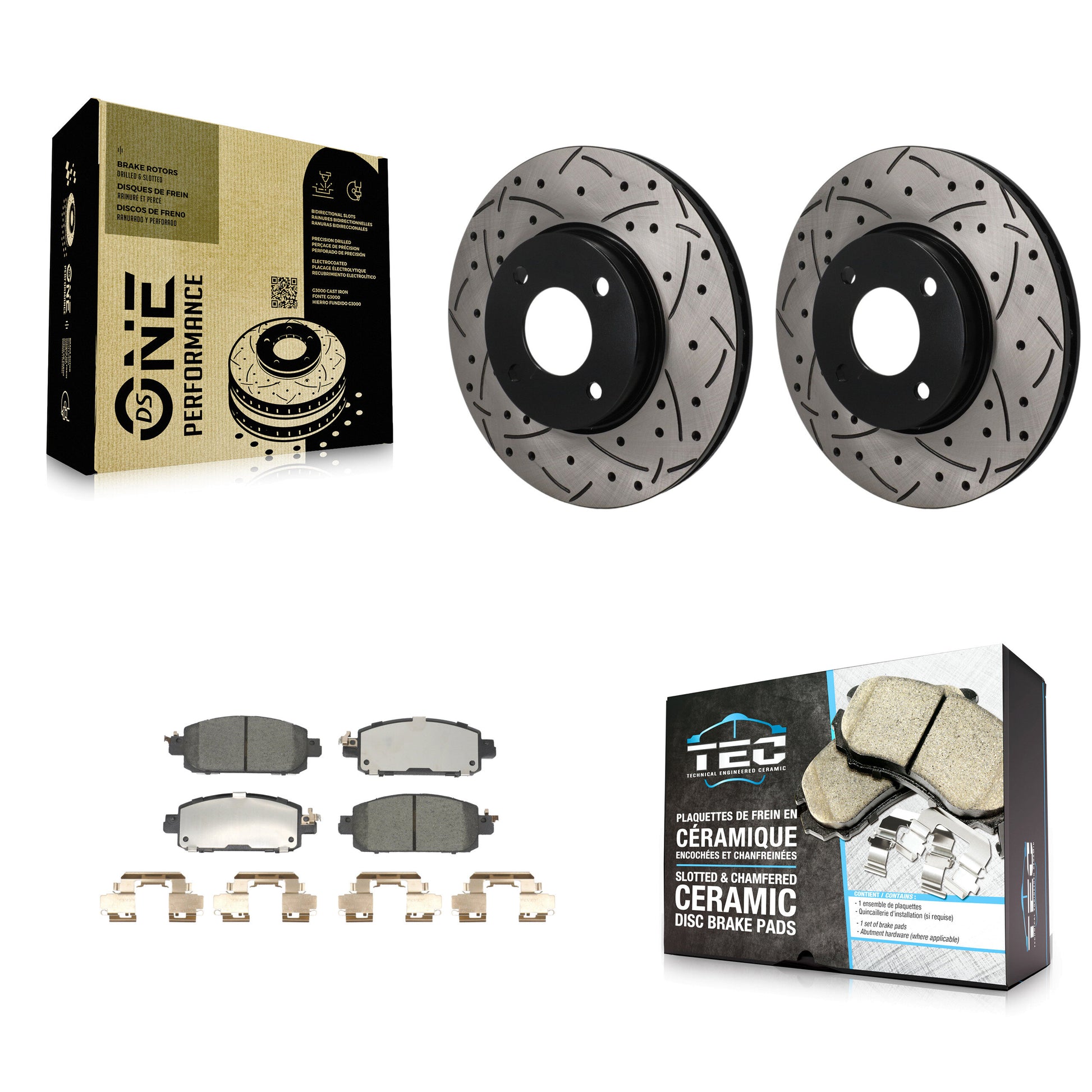 [Avant] Disque et plaquette de frein pour 2024 Nissan Sentra S SV SR KDT-101979