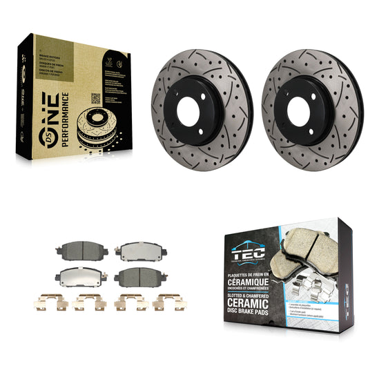 [Avant] Disque et plaquette de frein pour 2024 Nissan Sentra S SV SR KDT-101979