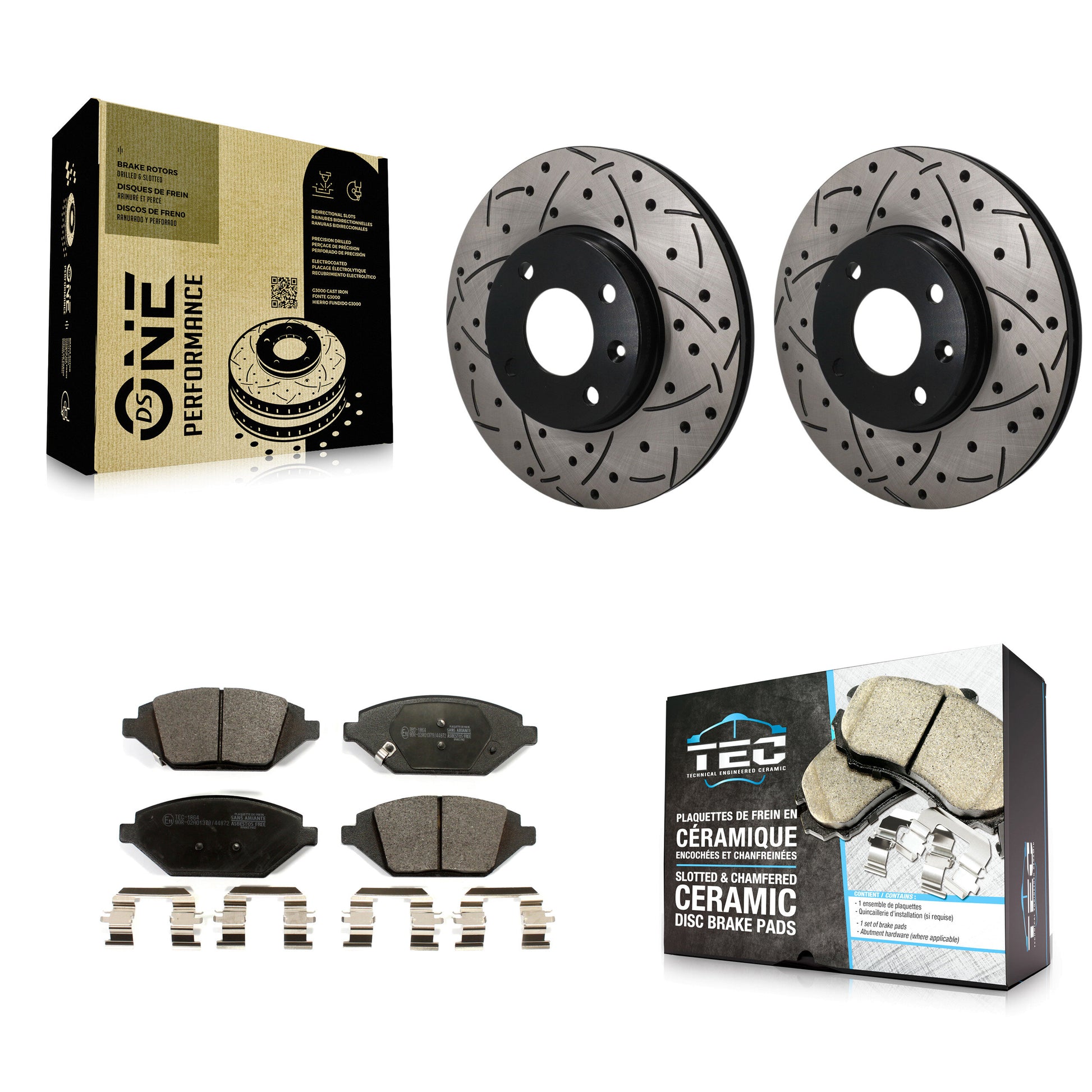 [Avant] Disque et plaquette de frein pour 2016-2022 Chevrolet Spark KDT-101989