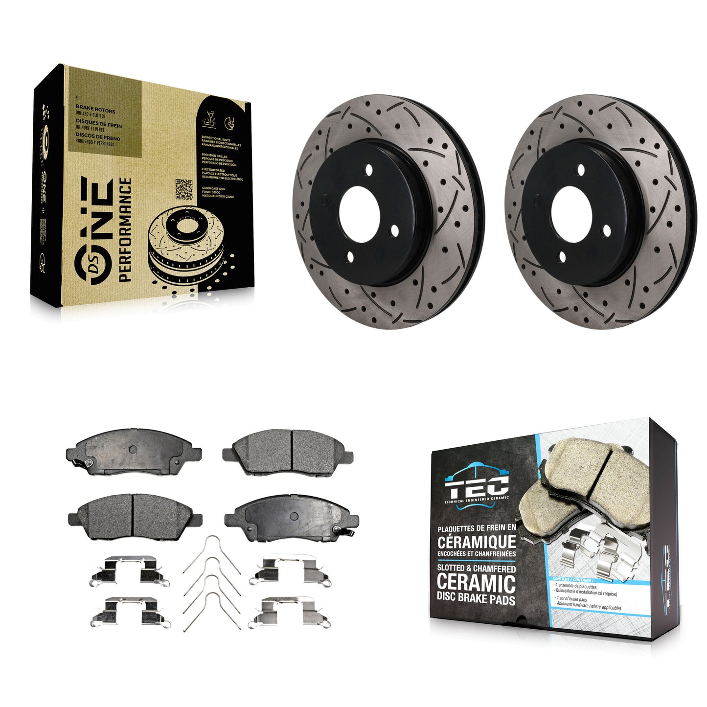 [Avant] Disque et plaquette de frein pour Nissan Micra Versa Note KDT-101997